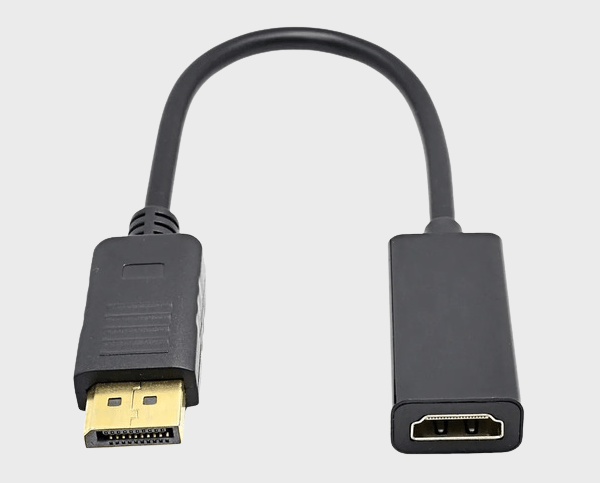Adaptador DisplayPort macho a HDMI hembra